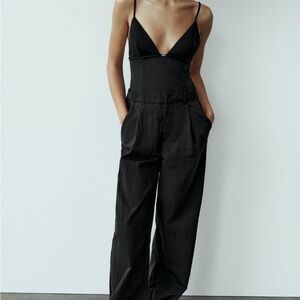 zara jumpsuit, size small, new with tags